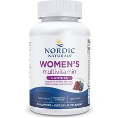 Natural Vitamins & Minerals Nordic Naturals Multivitamínico Para Mujeres, Gomitas De Bayas Mixtas - 60 Gomitas 60 pcs