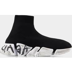 Balenciaga Unisex Sneakers Balenciaga Speed 2.0 Graffiti Sneakers Multi black