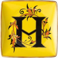 Jaune Plats de service Versace Assiette 12 cm Holiday Alphabet H Plat de service 12cm