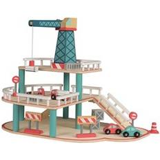 Egmont Toys Spielzeuge Egmont Toys Parkhaus mit Kran, aus Holz