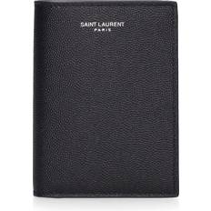 Saint Laurent Brieftasche Aus Leder Mt Logo - Schwarz 01