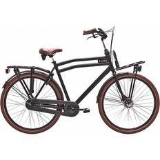 Klassieke Stadsfiets - Voet Stadsfietsen Avalon Cargo Heren 59cm R-Brake Matzwart