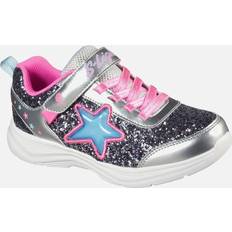 Skechers Silver Trainers Skechers Glimmer Knicks Starlet Shine Silver Pink