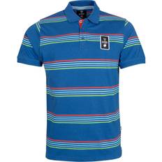 Polo Shirts Guinness Guinness Six Nations Stripe Polo Shirt Blue Mens