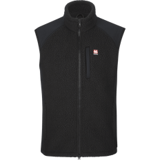 Tindur Shearling Fleece Vest Black