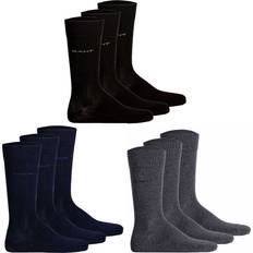 Gant Unterwäsche Gant 3-Pack Cotton Socks Black Schwarz Socken Grösse: