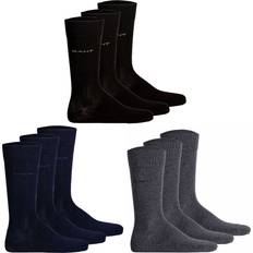 Gant Herre Strømper Gant Herre 3-Pack bløde bomuldssokker 40-42 Sort