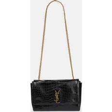 Saint Laurent Kate Medium Reversible Leather Shoulder Bag - Brown