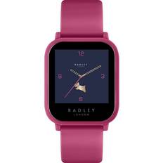 Smart watch radley Radley Ladies Series 10 Dark Rose Silicone Strap Smart Watch