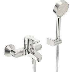 Silver Bath Taps & Shower Mixers Hansa primo Wannen- und Brausearmatur 155mm Silver