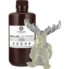 Resin Filaments PrimaCreator Value UV/DLP FLEX resin 1000 ml, transparent