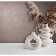 Wallpapers Marburg "Galerie Wallcoverings Serene Collection Fine Silk Metallic Hue Design 33' L x 21" W Wallpaper Roll Vinyl in Brown, Size 21.0 W in Wayfair" Brown