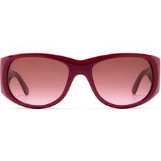 Marni Unisex Orinoco River Bordeaux Solglasögon Acetat Bordeaux - Rosa