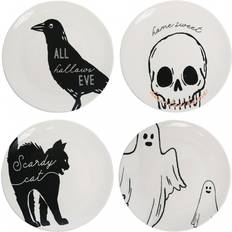 Platos Desechables Horror-Shop Halloween Motive Teller 4er Set