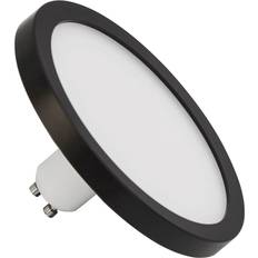 LightMe LED-Lampe GU10 7W CCT 2.700/4.000K Ø11cm schwarz