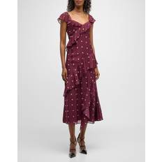Red - Sportswear Garment Dresses Jason Wu Paint Dot Silk Maxi Dress