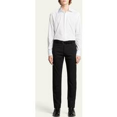 Men - White Dresses Zegna Men's Regular-Fit Long-Sleeve Cotton Dress Shirt White White