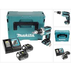 Makita dfs 250 rfj akku trockenbauschrauber 18 v 2 x akku 3,0 ah lader