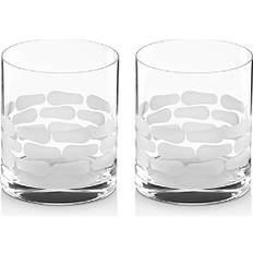 White Drink Glasses Michael Wainwright Truro Double Old Fashioned Drink Glass 2pcs