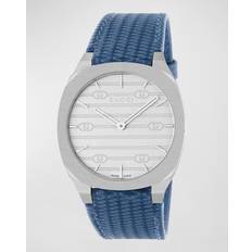 Gucci Ure Gucci 25H Leather YA163422, Size 34mm