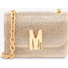 Satin Håndtasker Moschino Studded Shoulder Bag