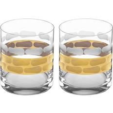 Oro Vasos Michael Wainwright Truro Double Old Fashioned Glass Set of 2 Vaso