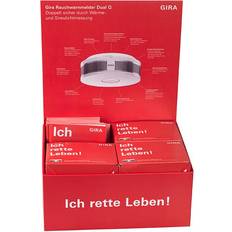 White Fire Alarms Gira rauchwarnmelder 241400 ip42 rauchmelder brandschutz brandmelder