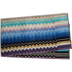 Missoni Handdoeken Missoni Handdoek Met Zigzagpatroon Unisex Katoen Blauw