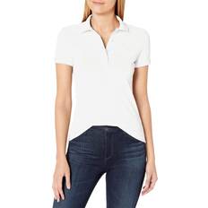 Lacoste Women Polo Shirts Lacoste Women's Embroidered Logo Pique Polo White White