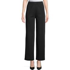 Acrylic Trousers Misook Wide Leg Knit Pants