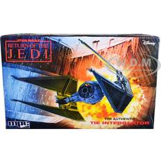 MPC Skill 2 Model Kit Tie Interceptor Spacecraft "Star Wars Return of the Jedi" 1983 Movie 1/48 Scale Model