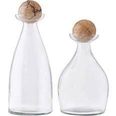 Beige Water Carafes Arteriors Clear Chai Decanters Water Carafe 2