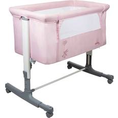 Rosa Spjälsängar Barnrum Asalvo Bed Side Mini Cot Calm, Pink