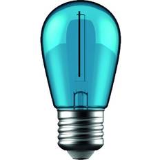 Blå Ljuskällor V-TAC 1W Färgad LED liten globlampa Blå Filament, E27 Dimbar Inte dimbar, Kulör Blå