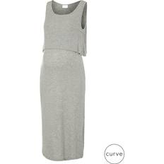 Grigio Abbigliamento premaman e per l'allattamento Maternity-dress