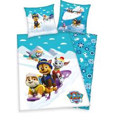 Herding Klaus Paw Patrol Sängkläder örngott ca. 80x80cm, duvet lock flanell 135x200cm