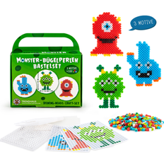 Monster Kreativitet & Hobby Brigbys Perleplade Monster 350 perler, sæt med 3