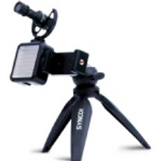 Vlogger kit Synco Synco Vlogger Kit 2 Microphone M1S Microphone Set, LED Lamp, MOBILE Holder, Tripod