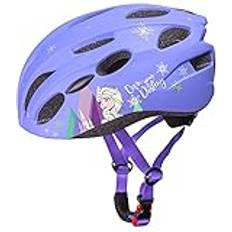 Disney Cascos de ciclismo Disney Unisex Jugend Frozen Fahrradhelm, Violett