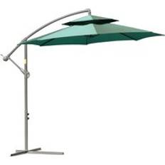 Steel Parasols OutSunny 2.7m Banana Parasol Cantilever Umbrella