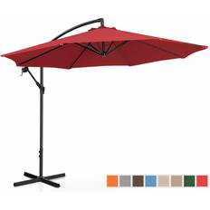 Uniprodo Hængeparasol Claret 300cm