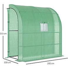 Steel Parasols OutSunny 2.7m Banana Parasol Cantilever Umbrella