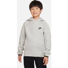 Kinderkleding Nike Boy's Sportswear Tech Fleece Hoodie - Dark Grey Heather/Black