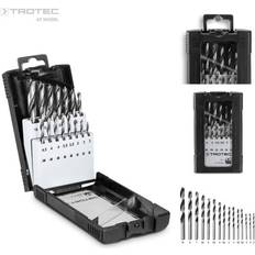 Trotec holzbohrer-set 15-tlg. schlangenbohrer spiralbohrer bohrsatz 10 mm