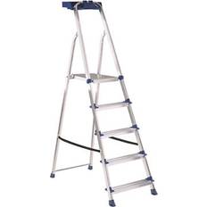 Werner 5 Tread Aluminium Platform Step Ladder