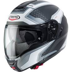 Caberg Levo Sonar Casco, negro-gris-blanco, tamaño