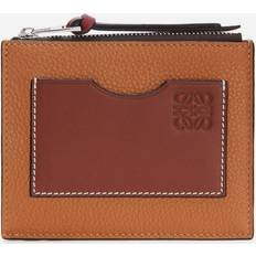 Wallets & Key Holders Loewe Leather Coin Six Card Holder - Light Caramel/Pecan