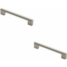 Steel Drawer Fittings & Pull-out Hardware Loops Round Bar Pull Handle 200 14mm 160mm Fixing Steel