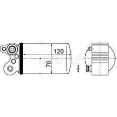 Deumidificatori Hella MAHLE ORIGINAL Essiccatore Climatizzatore AD 101 000S VOLVO: XC60 I, V60 I, XC70 II Station Wagon