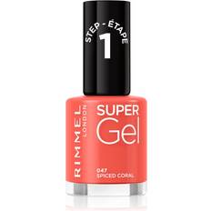 Rimmel Super Gel Nagellacksgel Utan UV LED Tätning - Spiced Coral